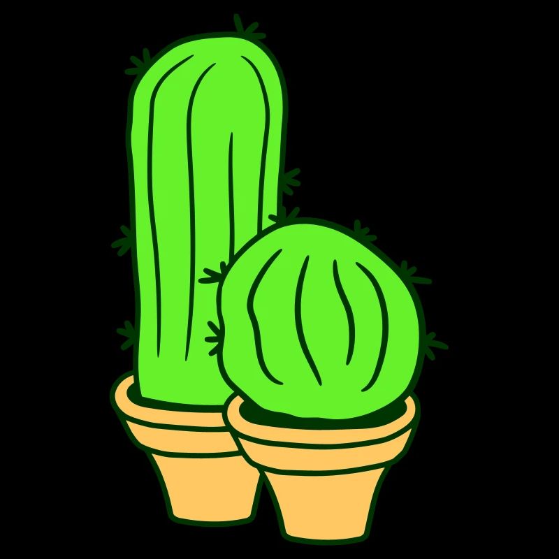 2 petits Cactus Cactus Épines Desert Pot de Fleurs