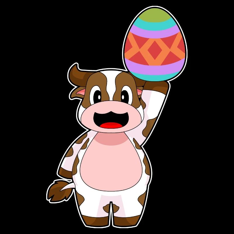 Oeuf de Pâques vache