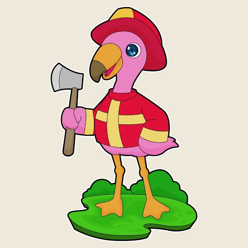 Flamingo Fireman Axe