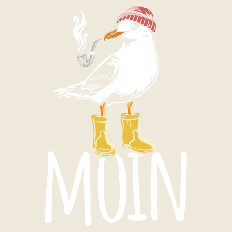 Möwe - Moin - Nordsee - Geschenk