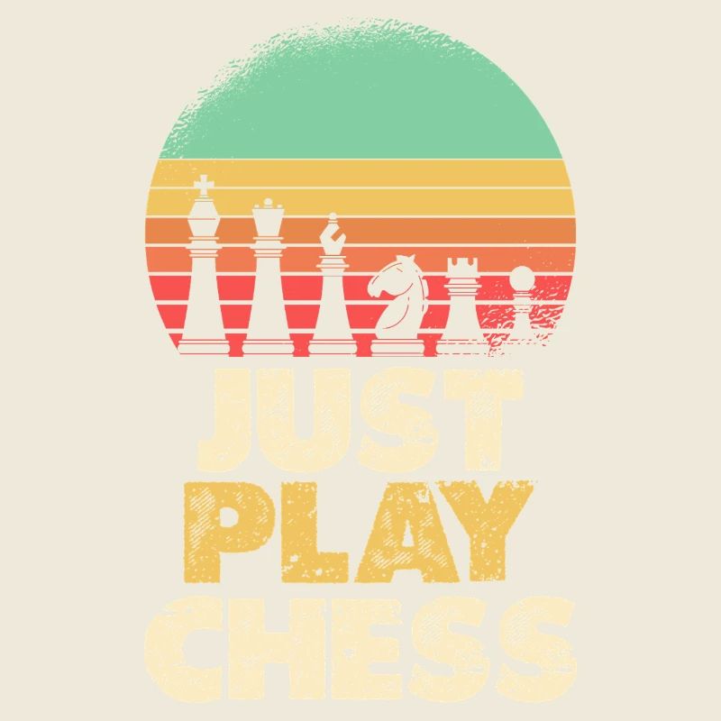 Jouez simplement aux échecs Retro Sunset