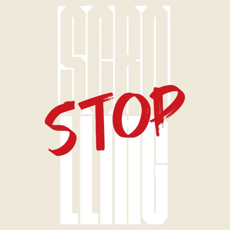 Stop Scrolling Typography design