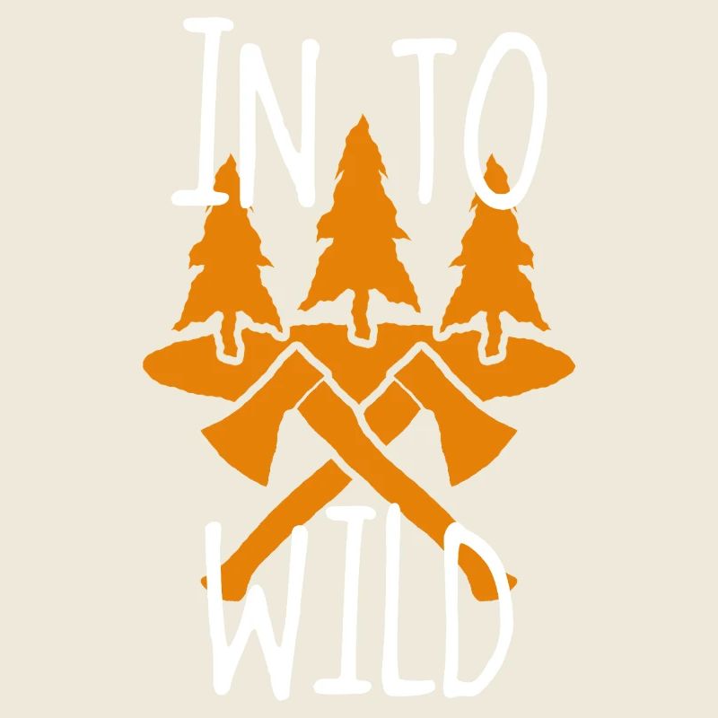 Into Wild Wald Äxte