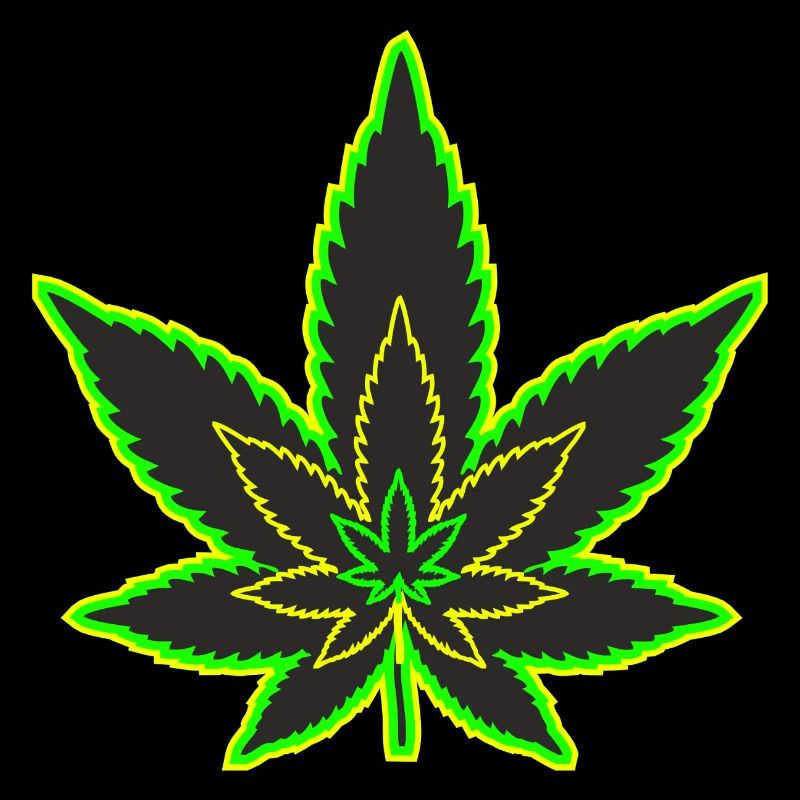 Cannabisblatt - Hanfblatt - Marihuana