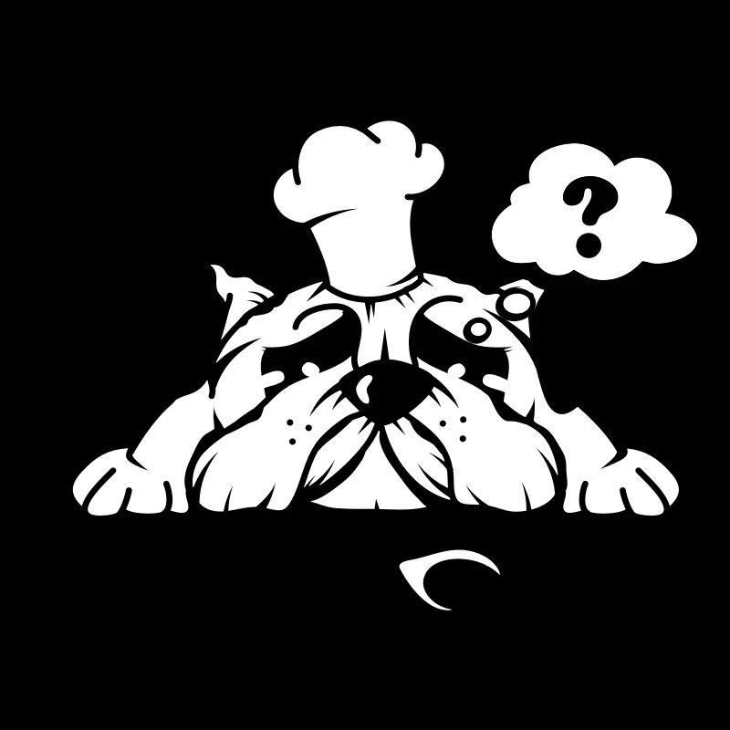 Comic speech bubble question mark