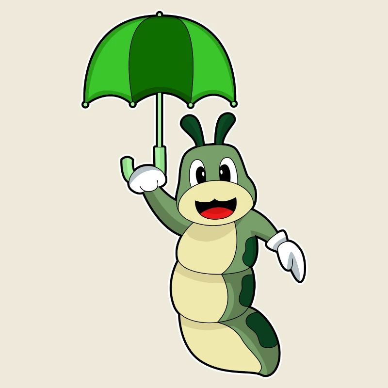 Parapluie chenille