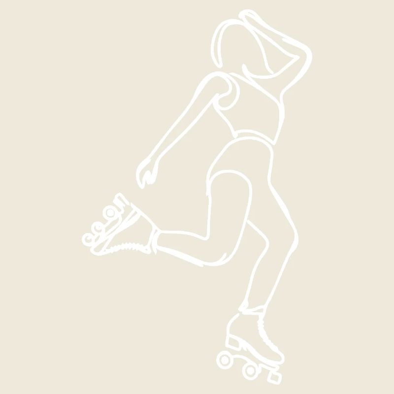 Roller Skater Drawing