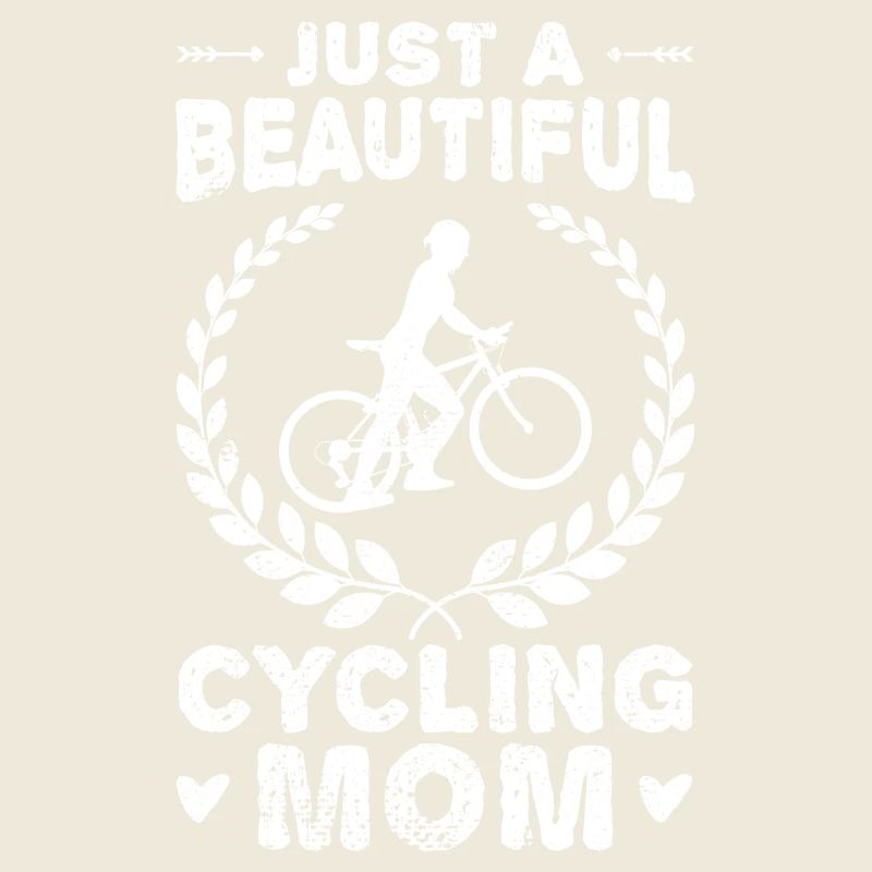 Fahrradfahrer Mutter