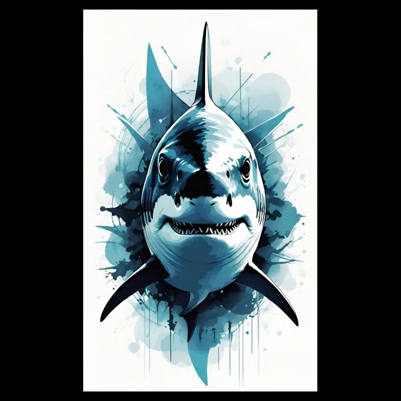 Requin | Grand requin blanc | Créature marine | Poisson