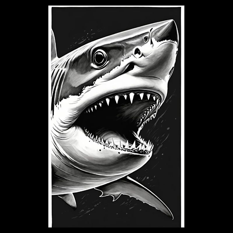 Requin | Grand requin blanc | Créature marine | Poisson