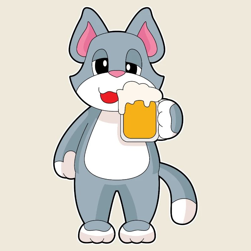 Cout de bière Cat Bière