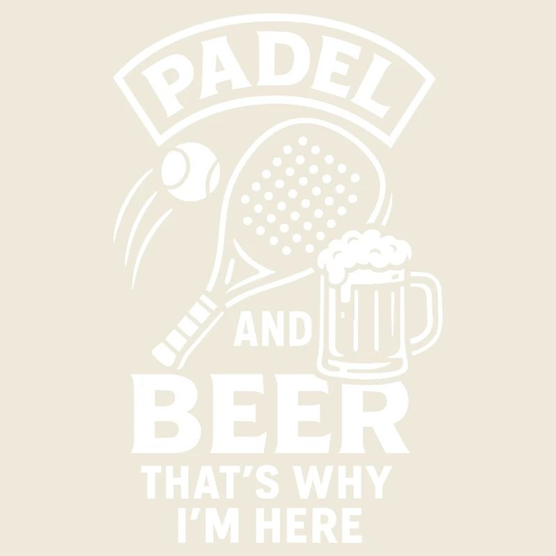 Padel und Bier, deshalb bin ich hier