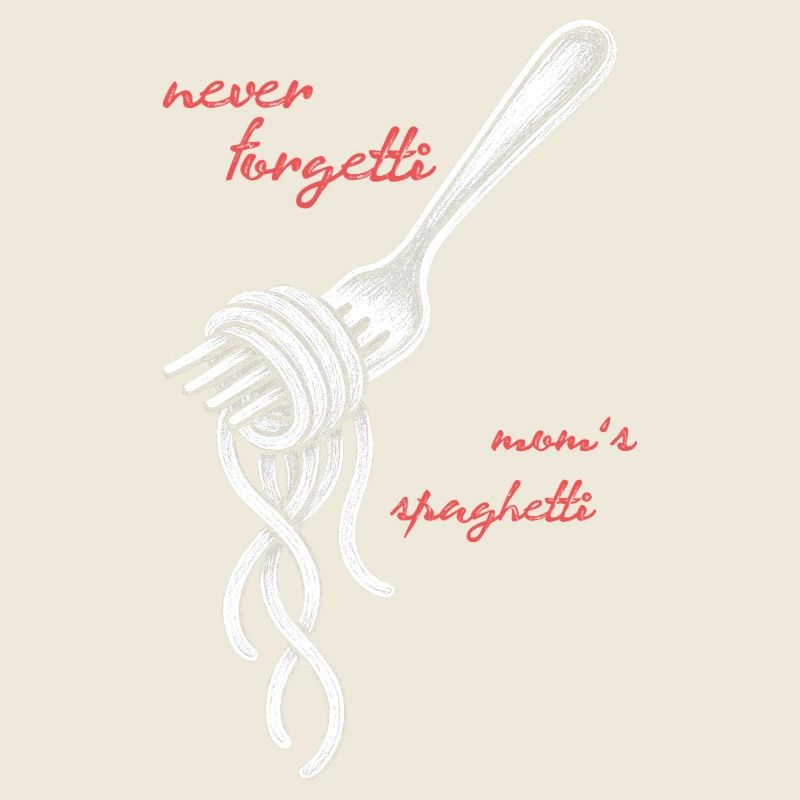 Never Forgetti Spaghetti Fork Drawing