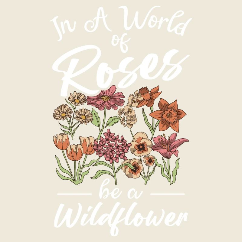 Sei eine Wilde Blume in Rosengarten