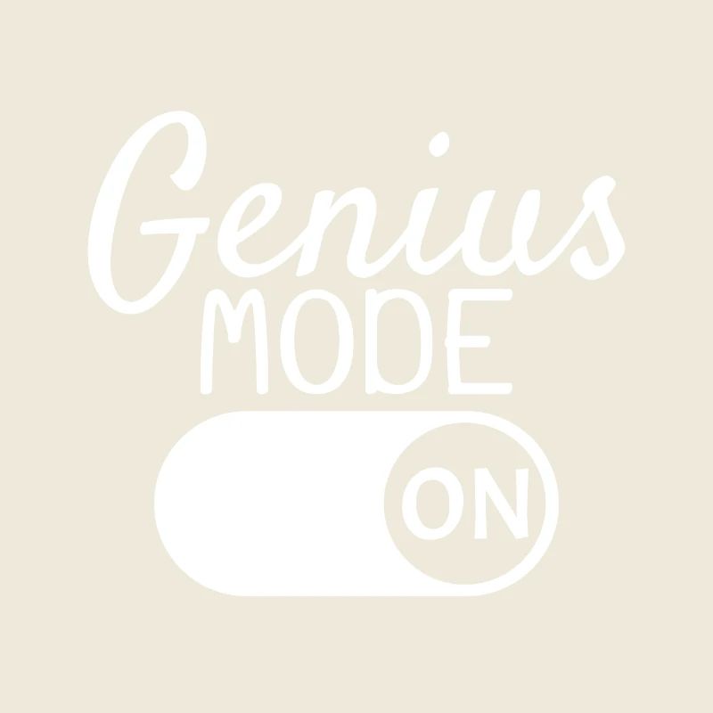 Genius Mode On Genie Besserwisser Geschenk