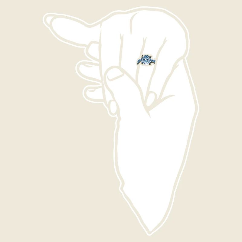 Engagement Wedding Ring Hand