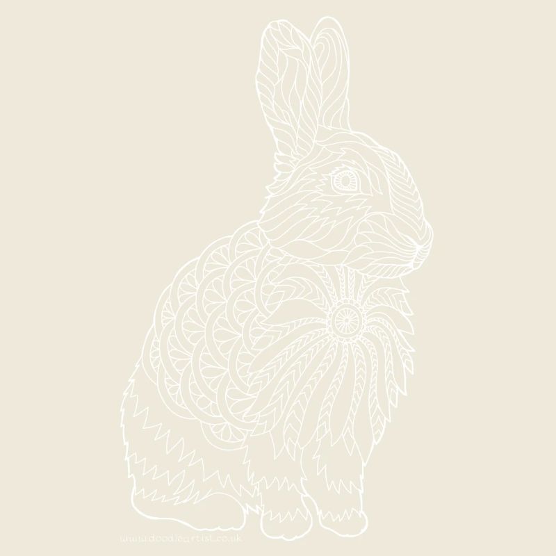 Rabbit design white
