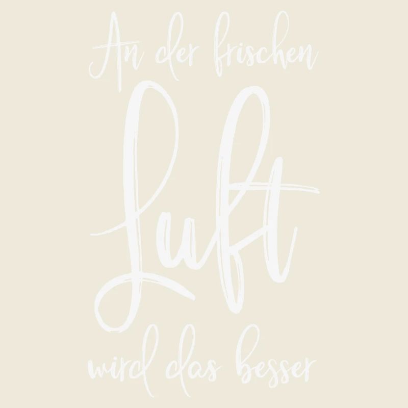 An der frischen Luft wird das besser