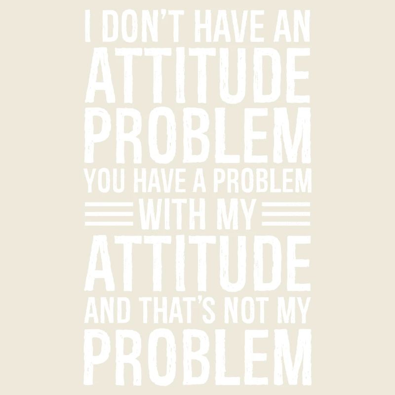I don't have an attitude problem