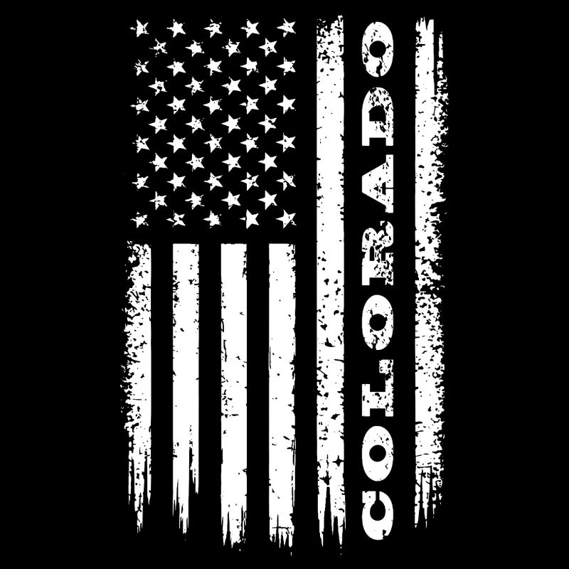 Flag USA Colorado State Gift