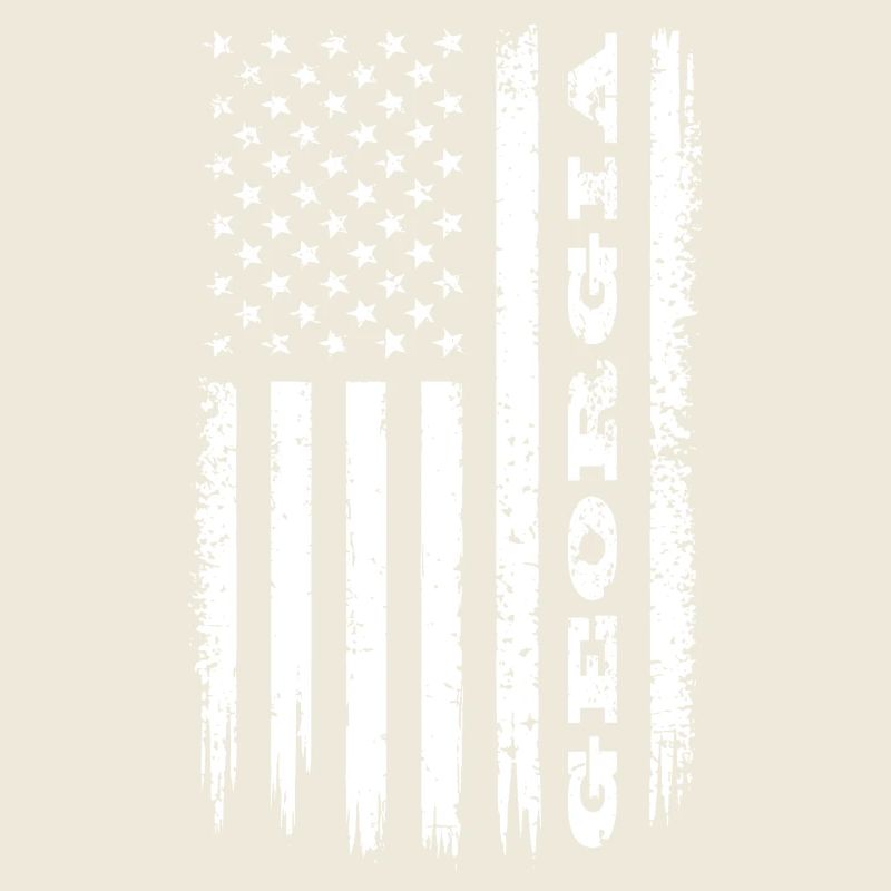 Drapeau des États-Unis Géorgie Cadeau de l’État