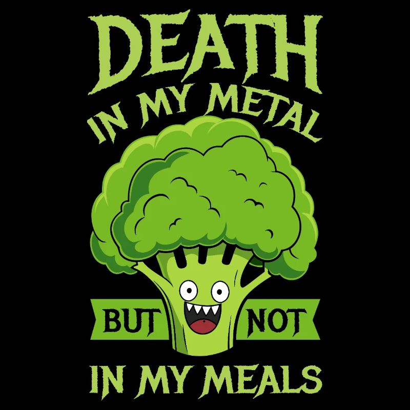 La mort dans mon métal mais pas dans mes repas - Vegan