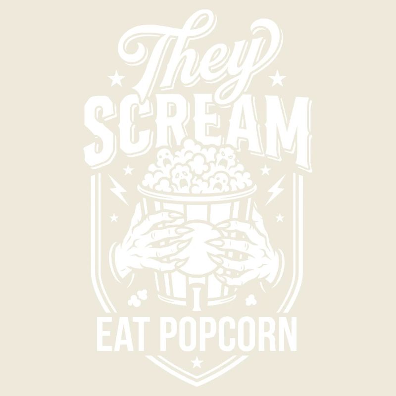 Cris et plaisir de pop-corn