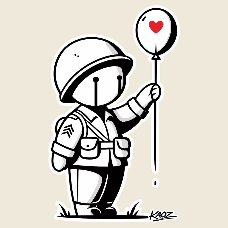 Loving Tiny Soldier Balloon