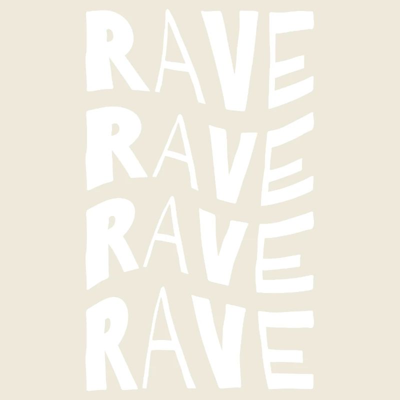 Rave Repeat Typography