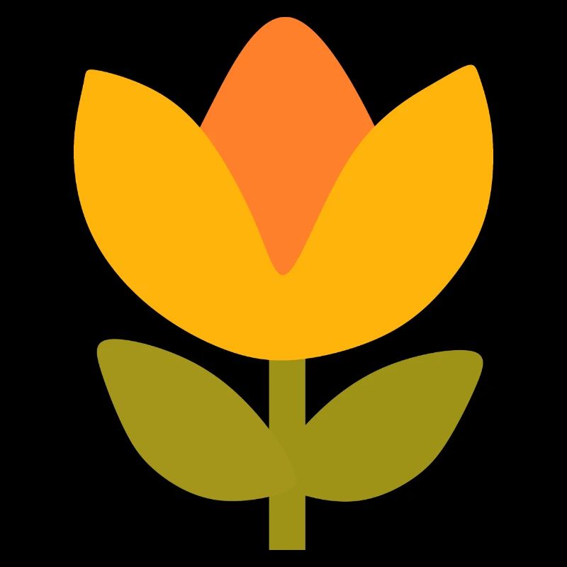 70s Flower Yellow Pattern Retro