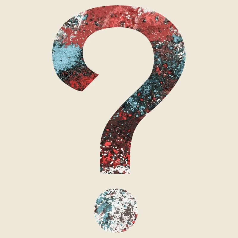 Abstract Question Mark