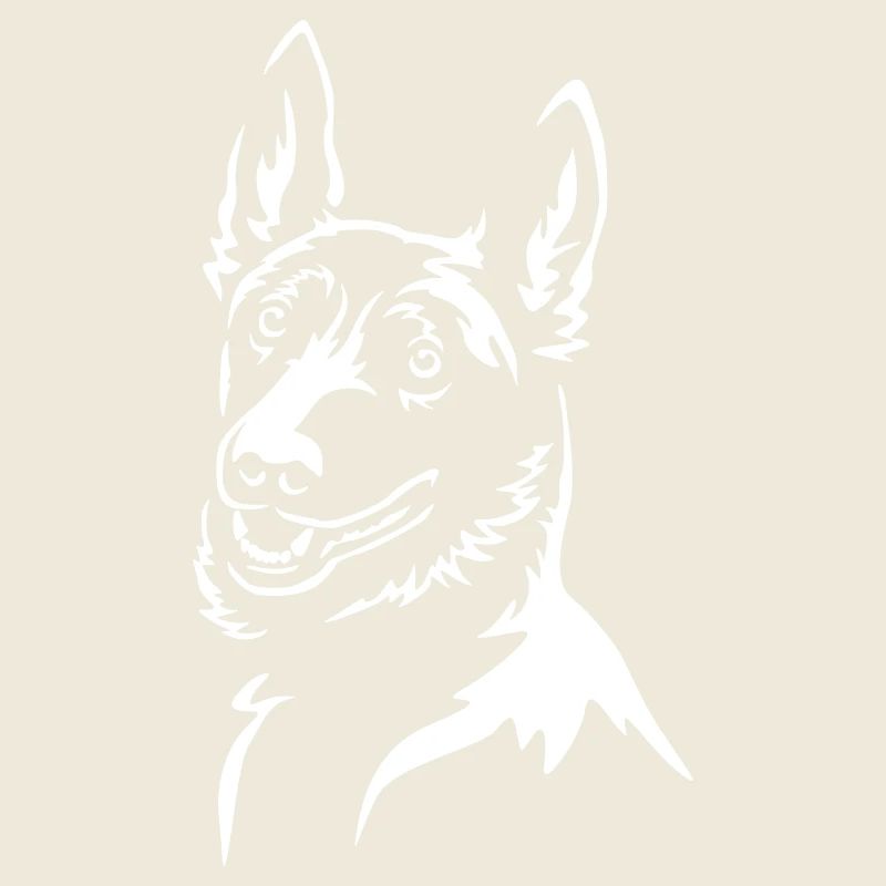 Malinois Kopf "Black Edition"