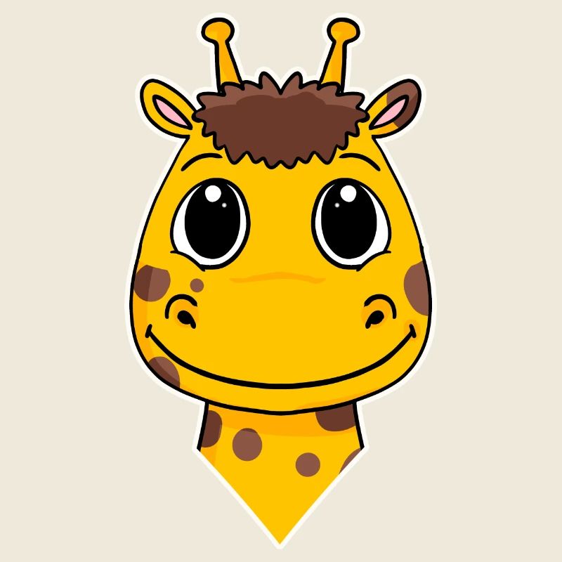 Tête de girafe