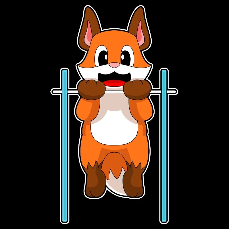 Fox Bodybuilder Tractions Musculation