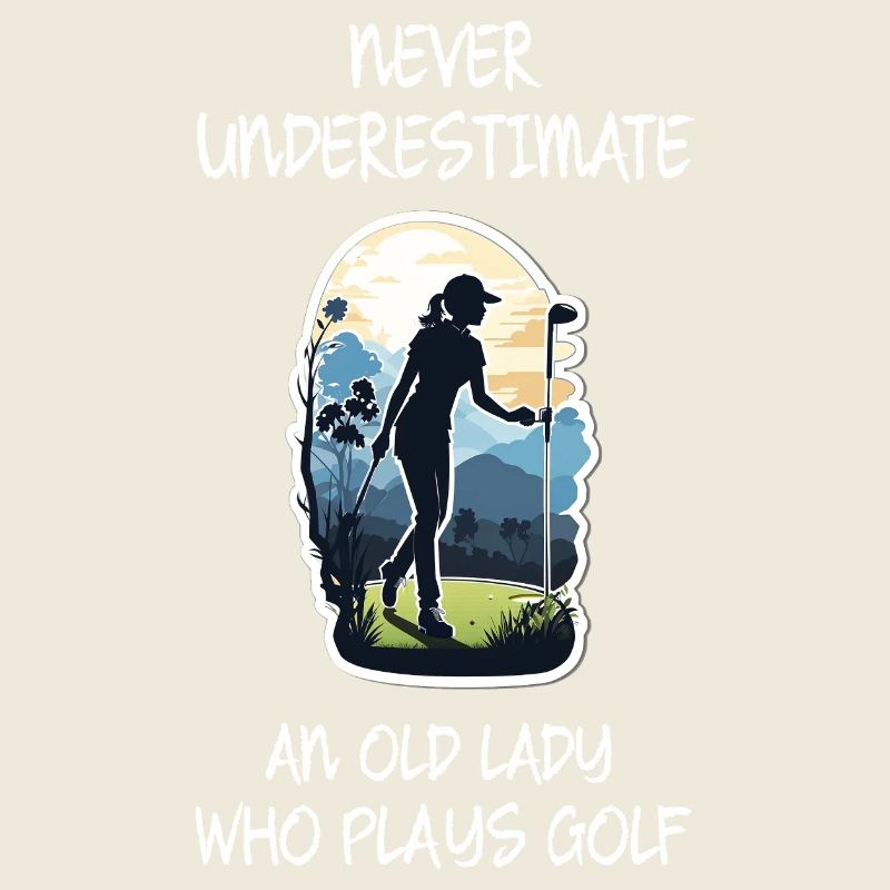 Never Underestimate An Old Lady Who Plays Golf