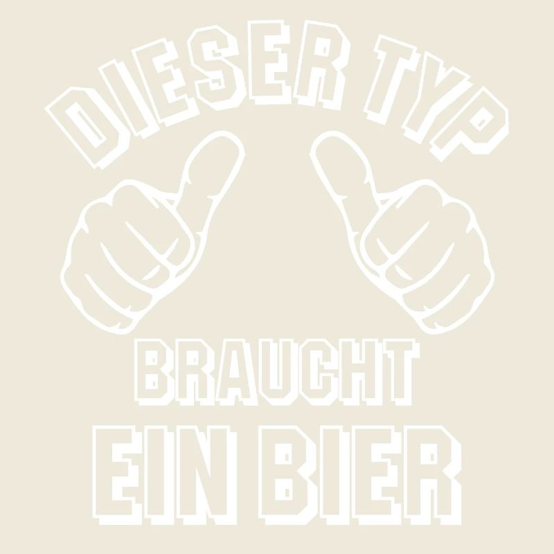 Dieser Typ braucht ein Bier