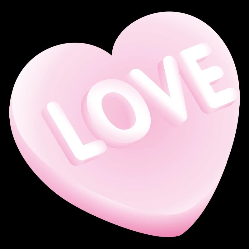 Smiley 'Love' Heart