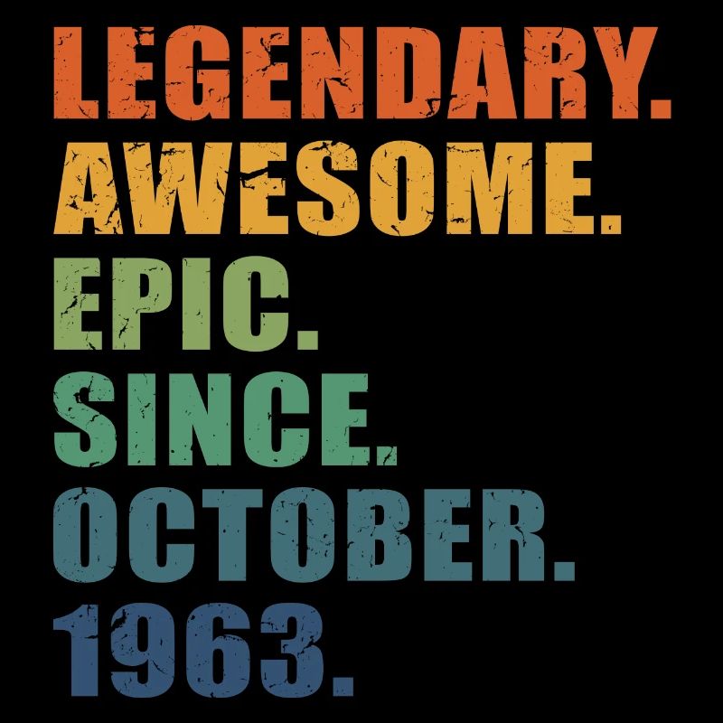 60th Birthday, October 1963, 60 Year Anniversary