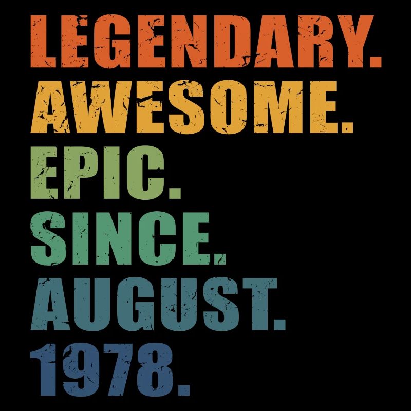 45. Geburtstag, August 1978, 45-jähriges Jubiläum
