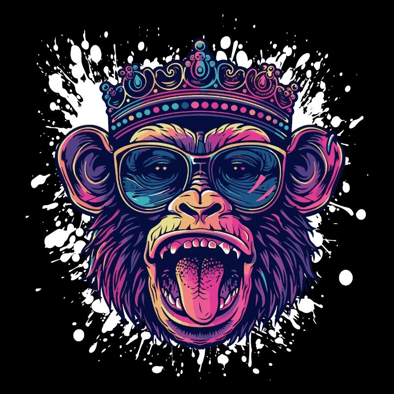 Monkey Birthday Funny Party