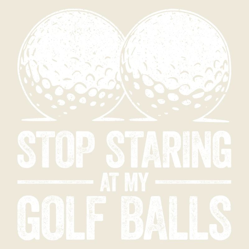 S’il vous plaît, ne regardez pas mes balles de golf