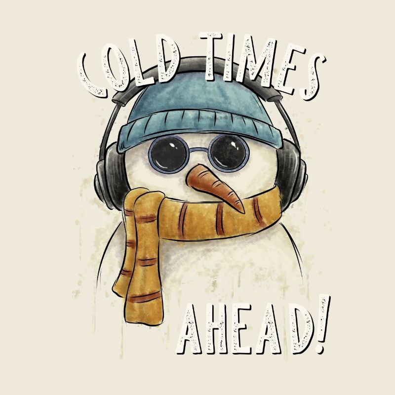It's getting cold, folks! Ironically cool snowman