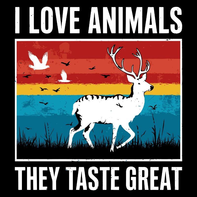 Ich liebe Tiere, sie schmecken super!