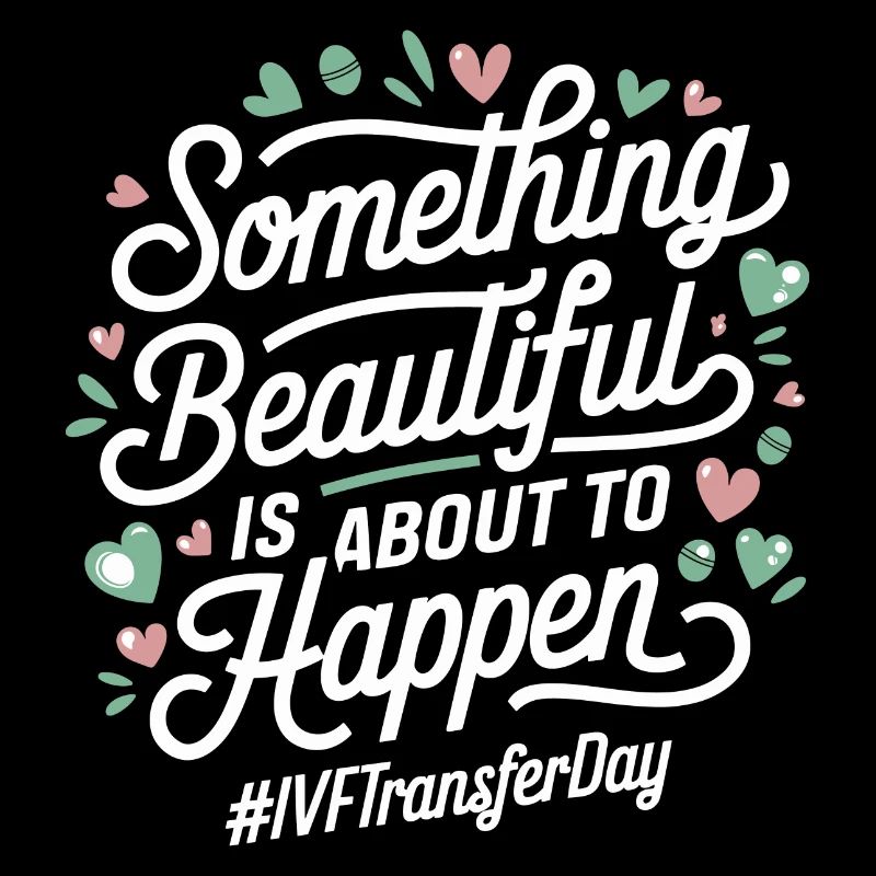 Hoffnung am IVF-Transfer-Tag
