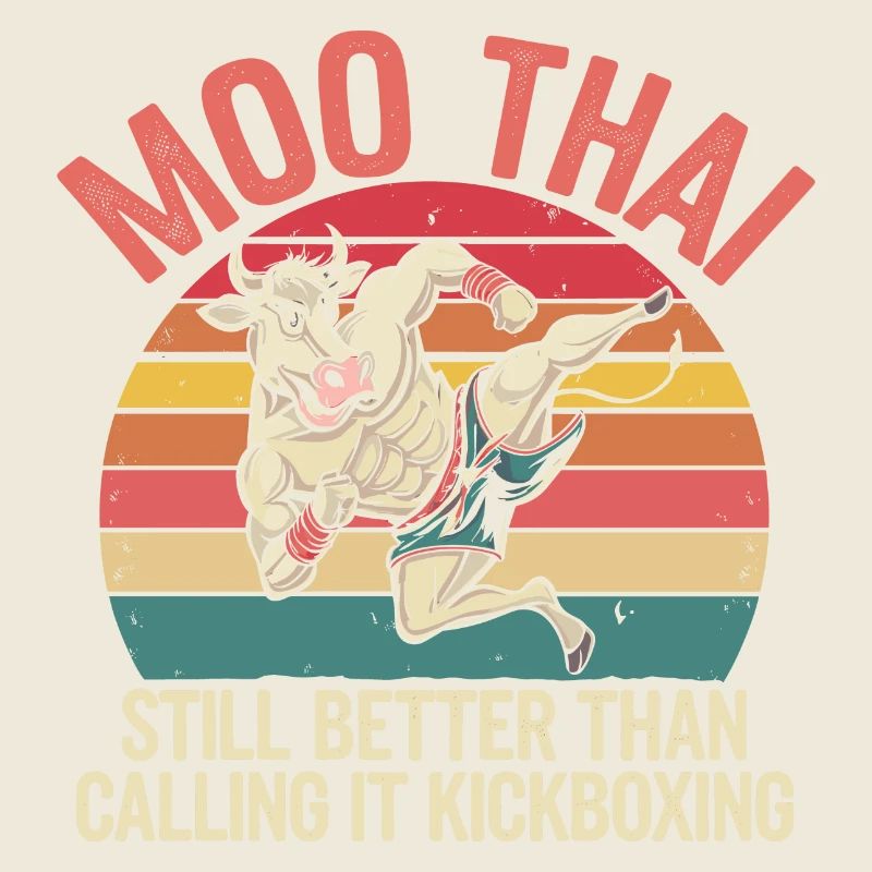 Conception créative de cadeaux Muay Thai