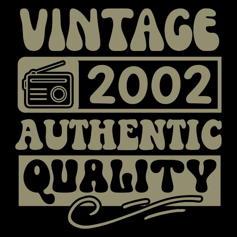 Authentic 2002 Millésime 2002 - Vintage 2002 Rétro