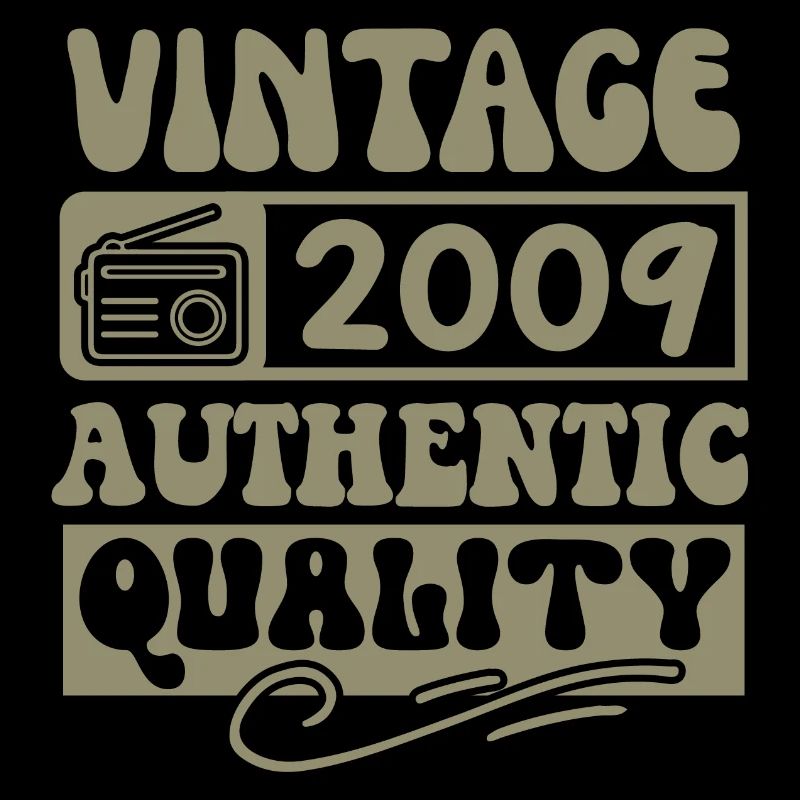 Authentic 2009 Millésime 2009 - Vintage 2009 Rétro