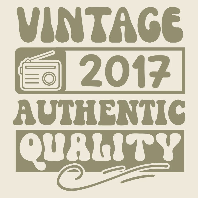 Authentic 2017 Vintage 2017 - Vintage 2017 Retro