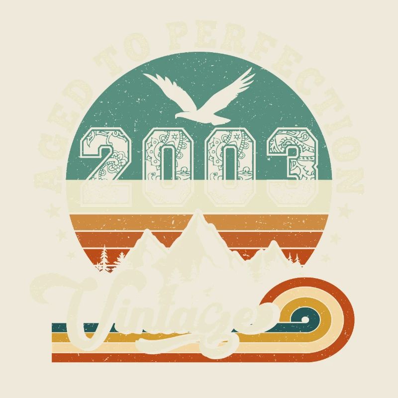2004 Vintage Retro Anniversary 2004.Edition 2025.