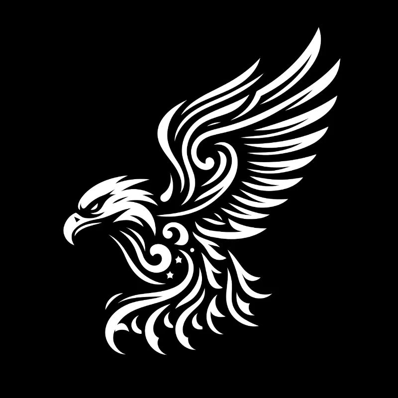 Aigle tatouage logo